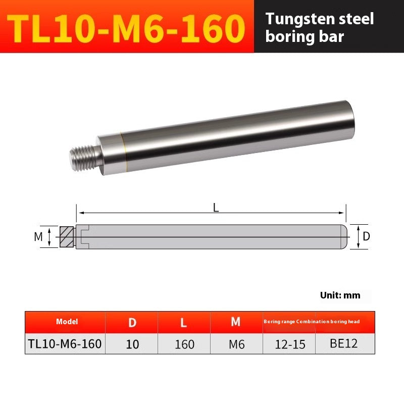 2052-Discardable detachable boring head BE reaming tool head NBJ16 shock-resistant tungsten steel boring rod boring tool holder collet sleeve Shandong Denso Pricision Tools Co.,Ltd.